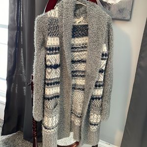 “If It Were Me” small cozy knitted sweater with pockets